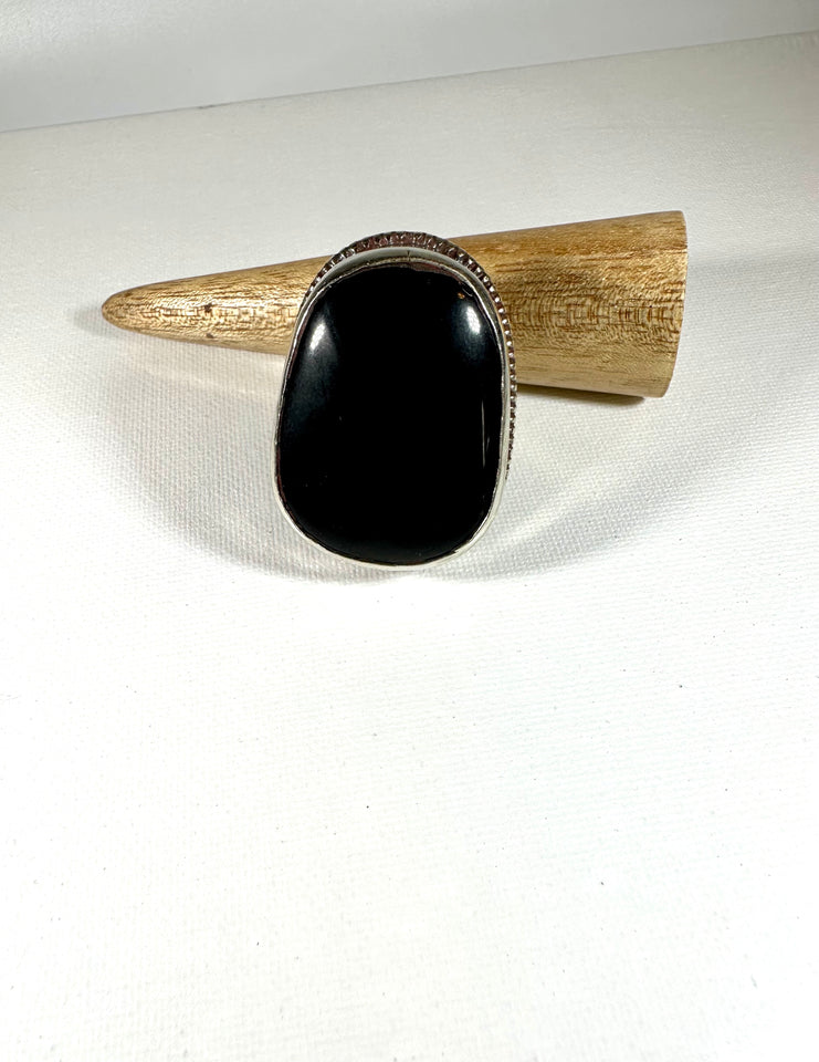Ring- Black Onyx Sterling Silver