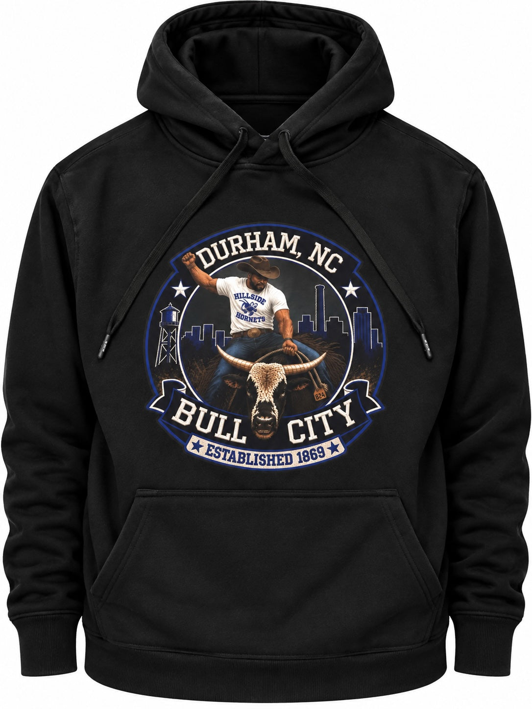 Bullcity - Hillside Male Hoodie