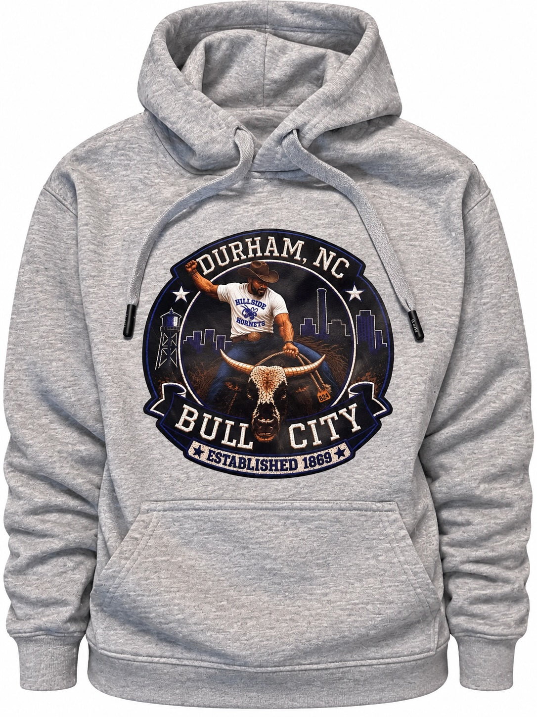 Bullcity - Hillside Male Hoodie