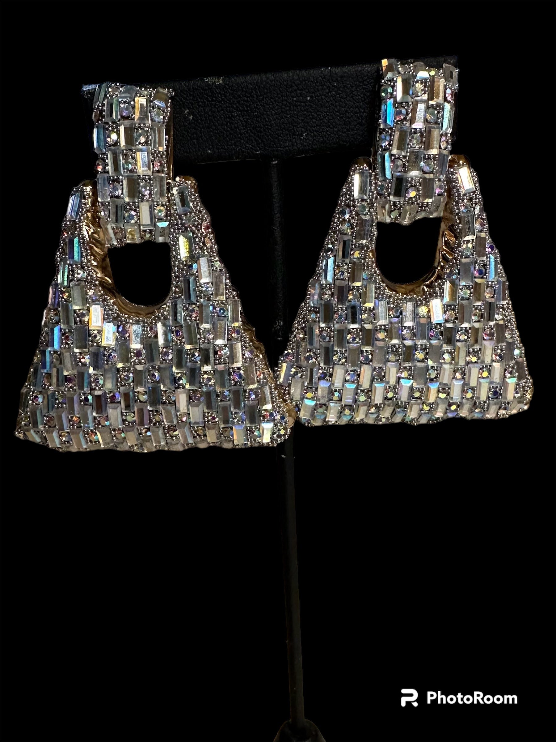 Rhinestone Earrings - Fantasia