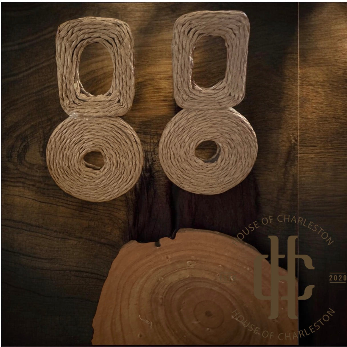 Straw - Earrings