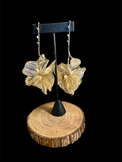 Earrings - Flower Drop - Medium Size