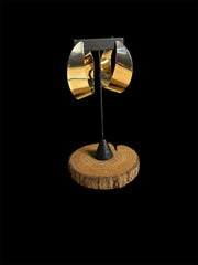 Earrings - Gold Tear Drop Hoop