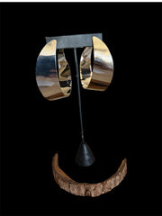 Earrings - Gold Tear Drop Hoop