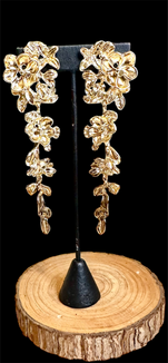 Earrings- Flower Metal