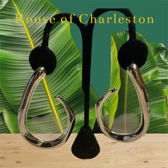 Earrings  ' J Hoop"
