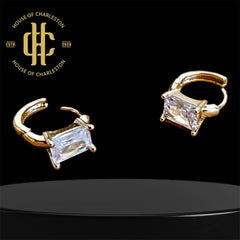 Diamond Huggies - Earrings