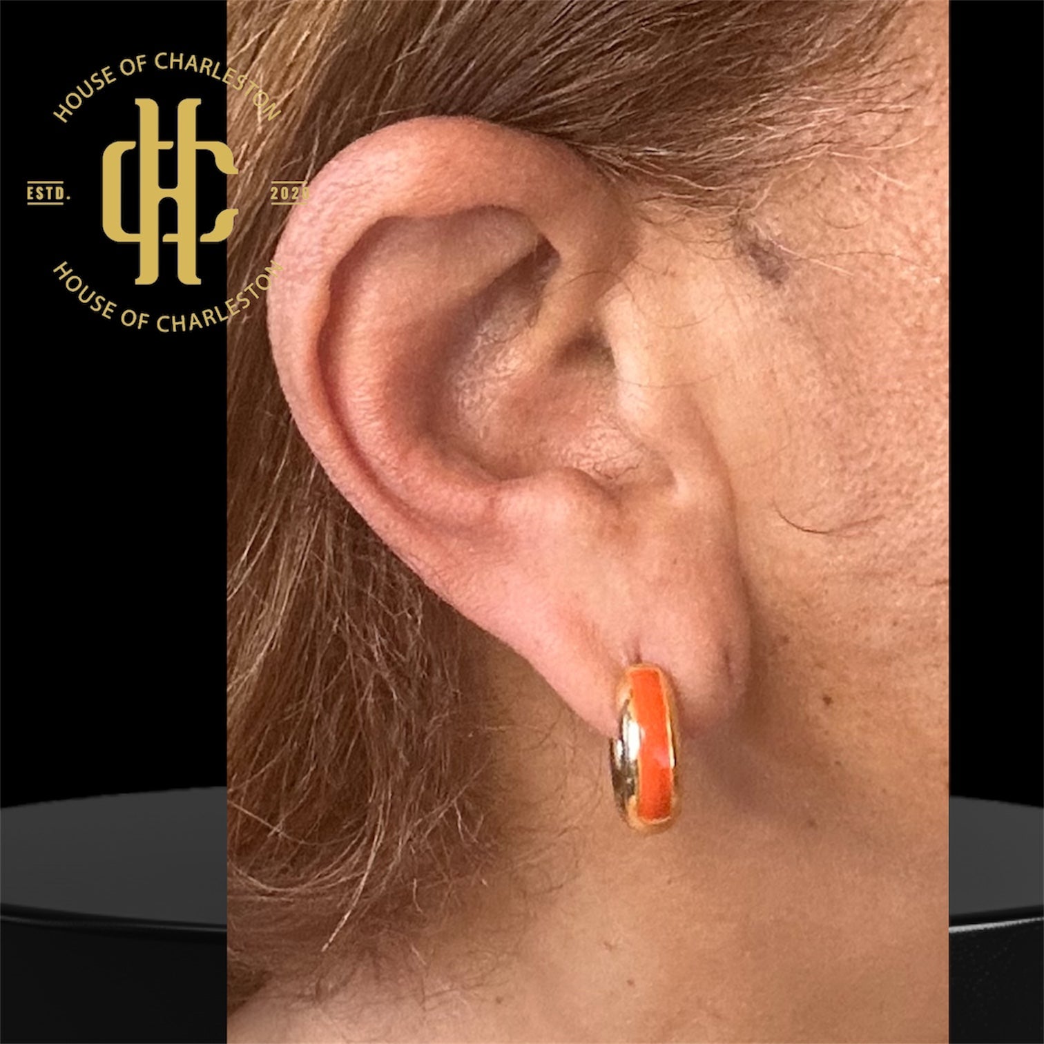 Mini Orange - Earrings