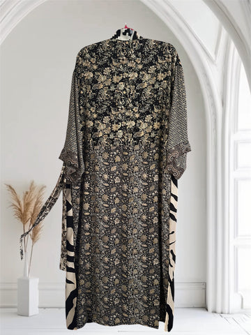 Blk Mixed Emotions2-Kimono