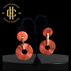 "Double Wood" - Earrings