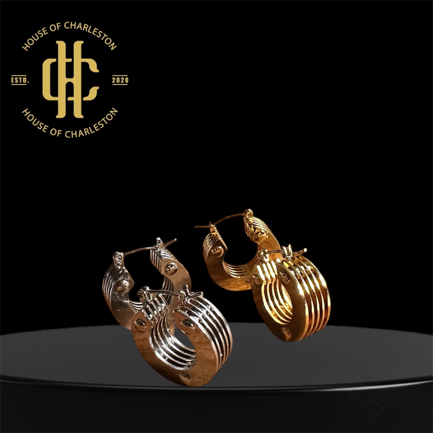 Diamond Bars - Earrings