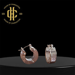 Diamond Bars - Earrings