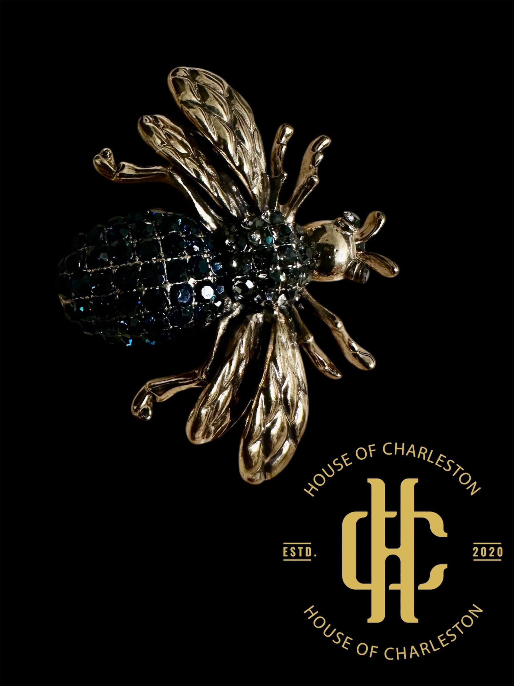 Blue B - Brooch