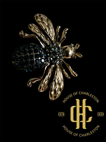 Blue B - Brooch