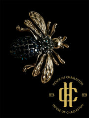 Blue B - Brooch