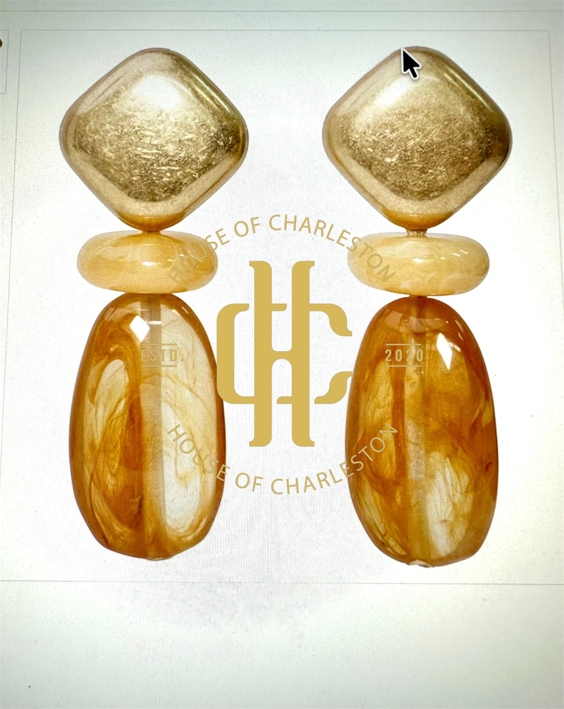 "3-Tone" - Earrings