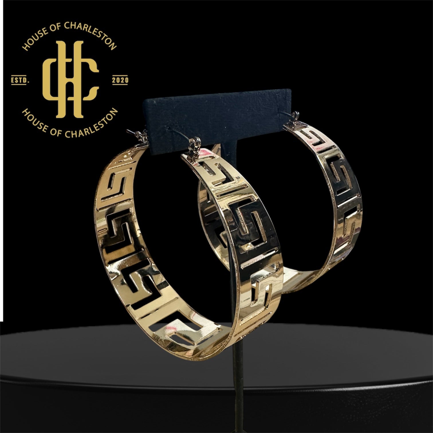 Greek Hoop - Earrings