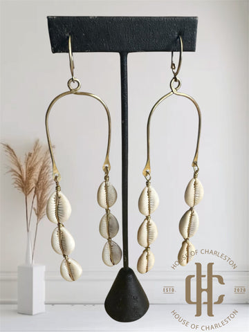 Shelly Shell - Earrings