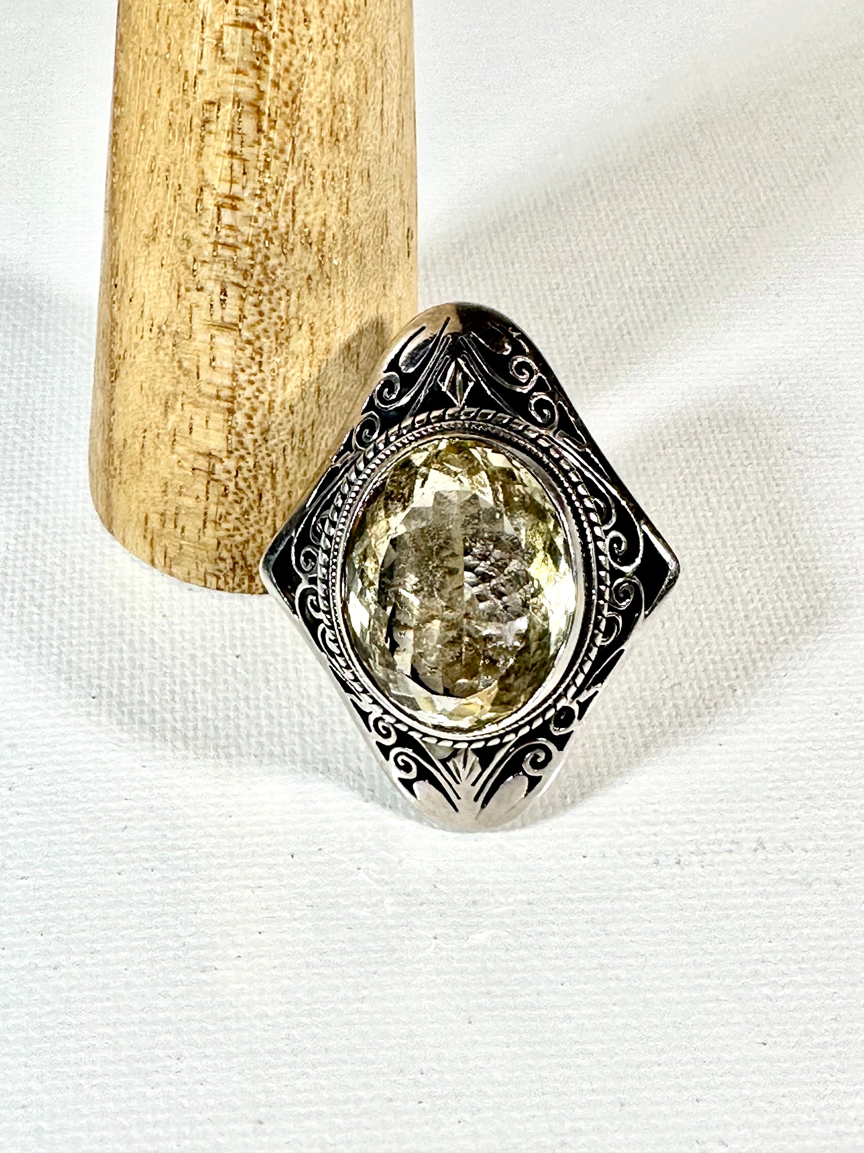 Ring Antique Citrine Quartz