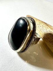 Ring- Black Onyx Sterling Silver