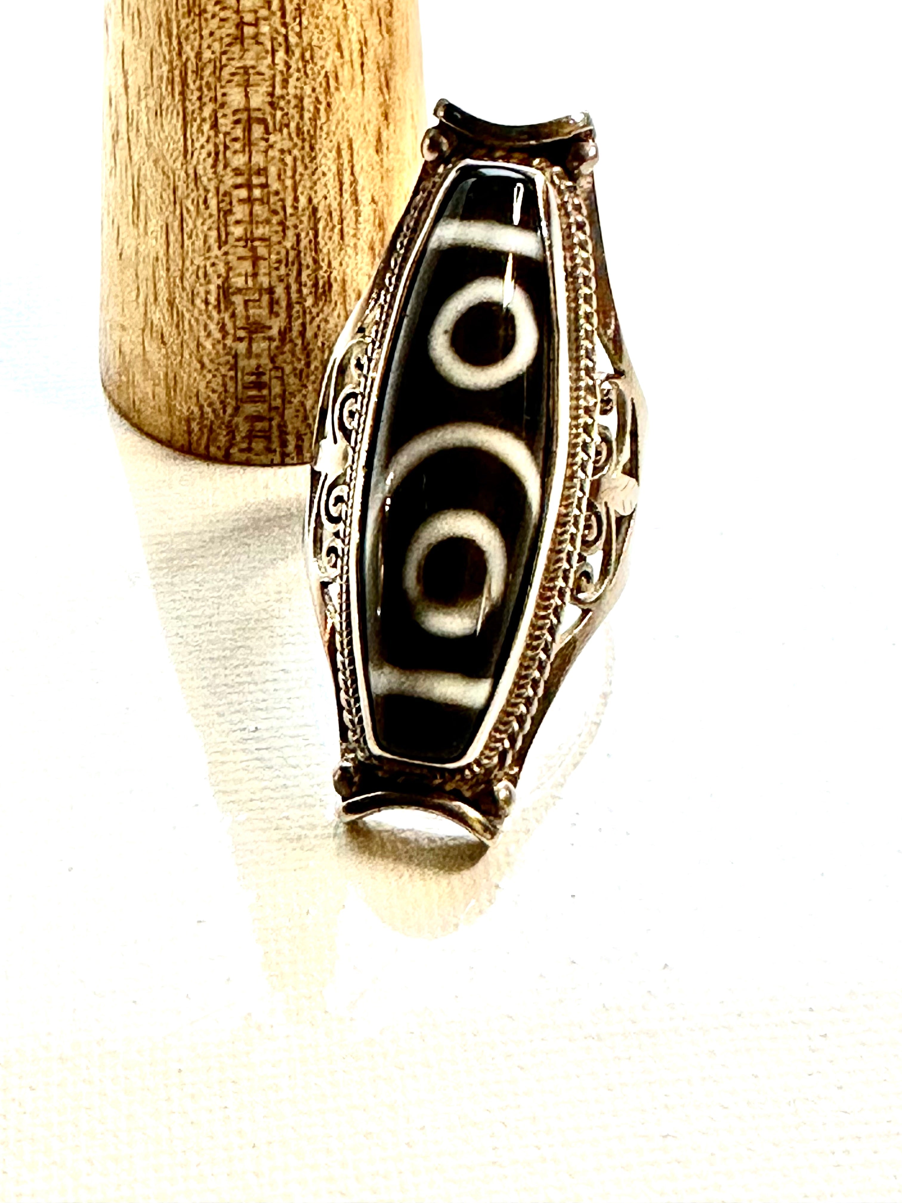 Ring- Oblong Batik Bone