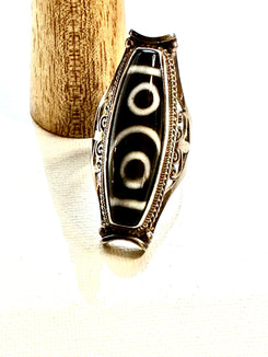 Ring- Oblong Batik Bone