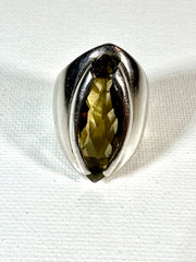 Ring Citrine Eye Casing