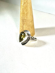 Rings- Citrine  Quartz tear drop