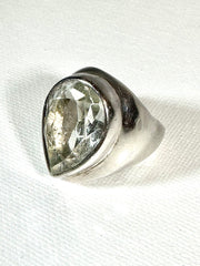 Ring- Crystal Quartz/Sterling Silver