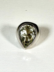 Ring- Crystal Quartz/Sterling Silver
