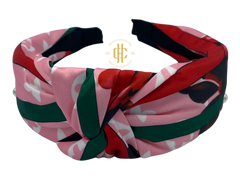 LV Inspired Mid Knot Headband