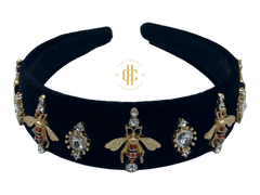 GG Bee Rhinestone Headband