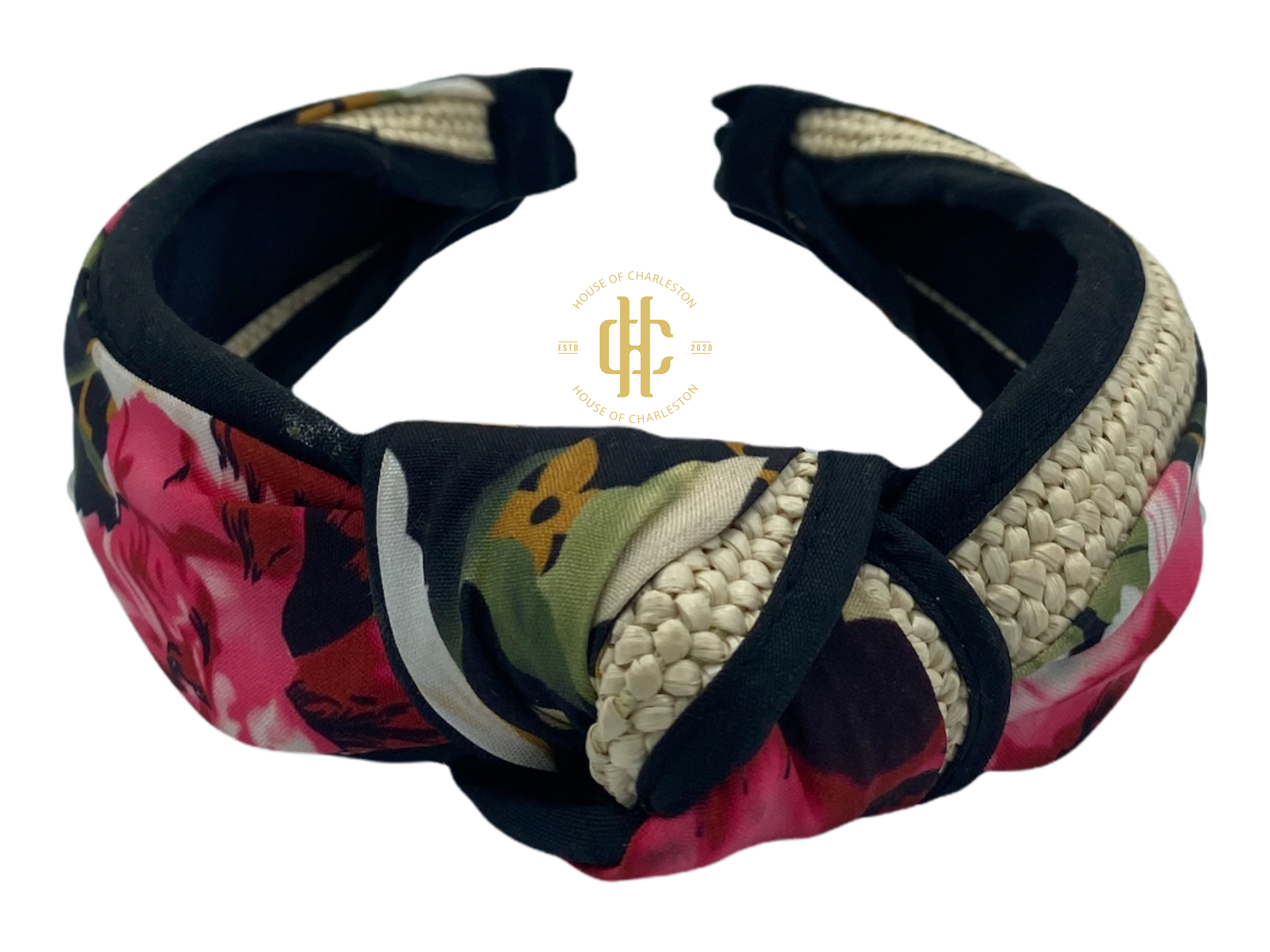 LV Inspired Mid Knot Cloth /Woven Headband