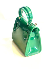 Handbag- Mini Green Glossy Jelly handbag
