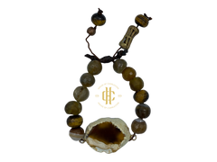 Ava Brown Stone Adjustable Bracelets