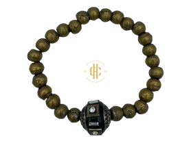 Bracelet -African Brass Beads