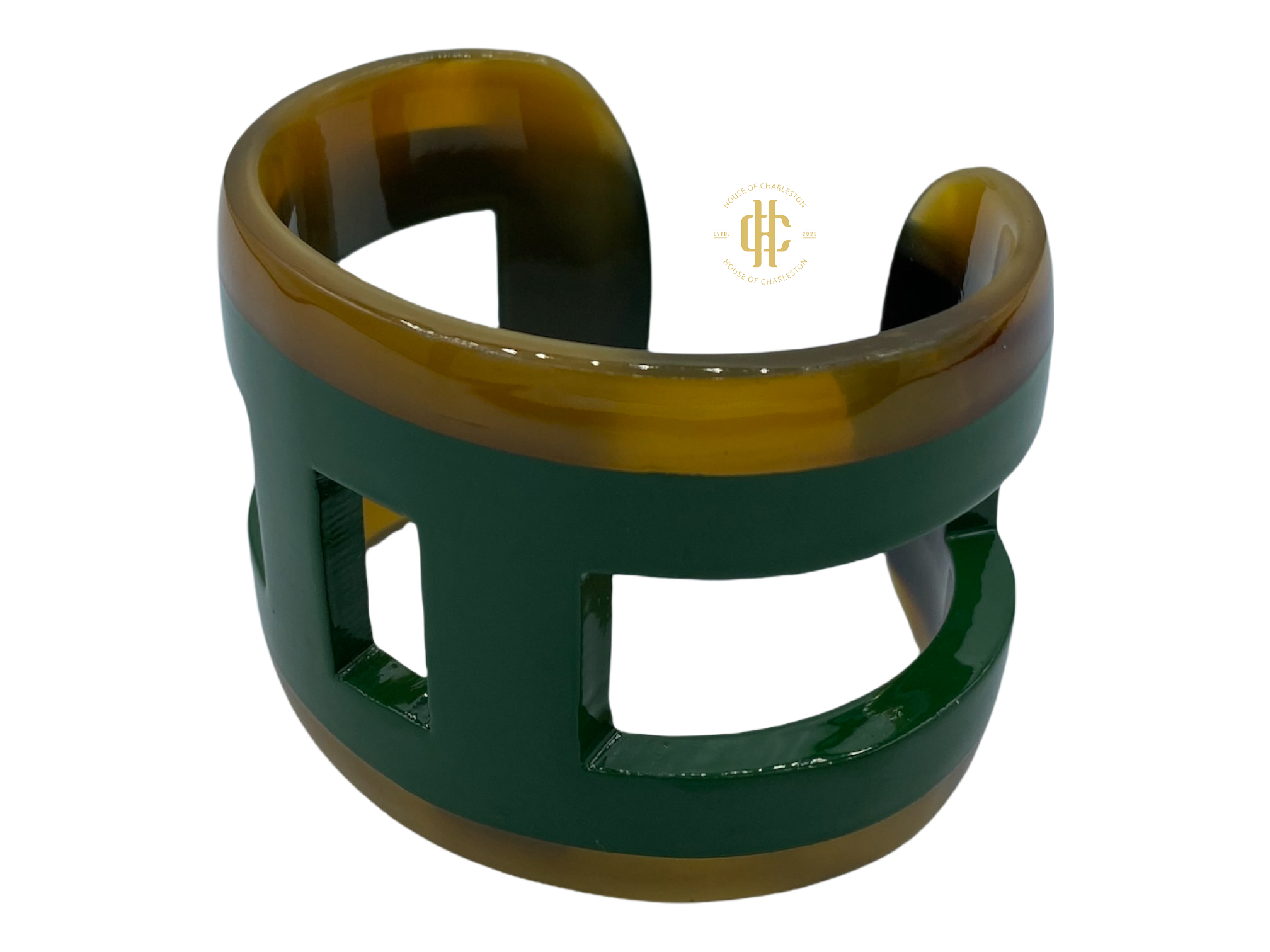 Bracelet-Hermes Inspired bone Cuff