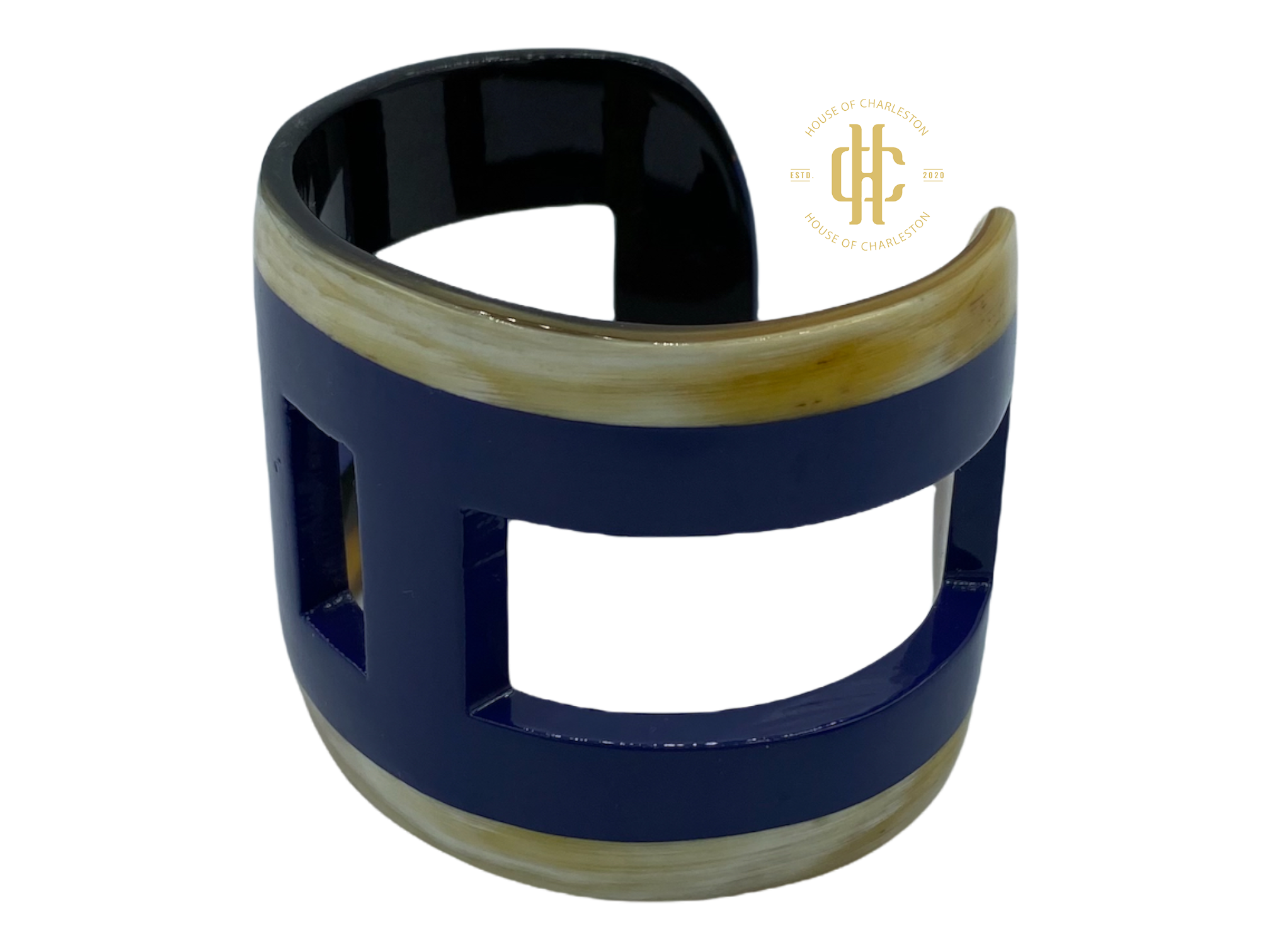 Bracelet- Hermes Inspired lacquer cuff