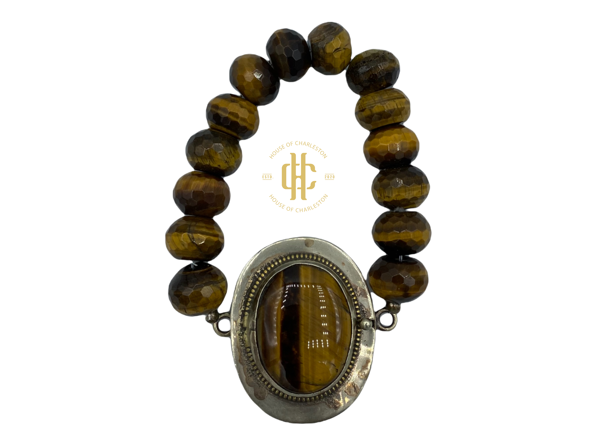 Tiger eye Pendant Bracelet
