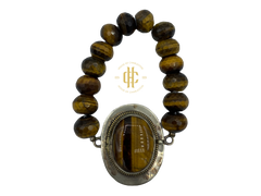 Tiger eye Pendant Bracelet