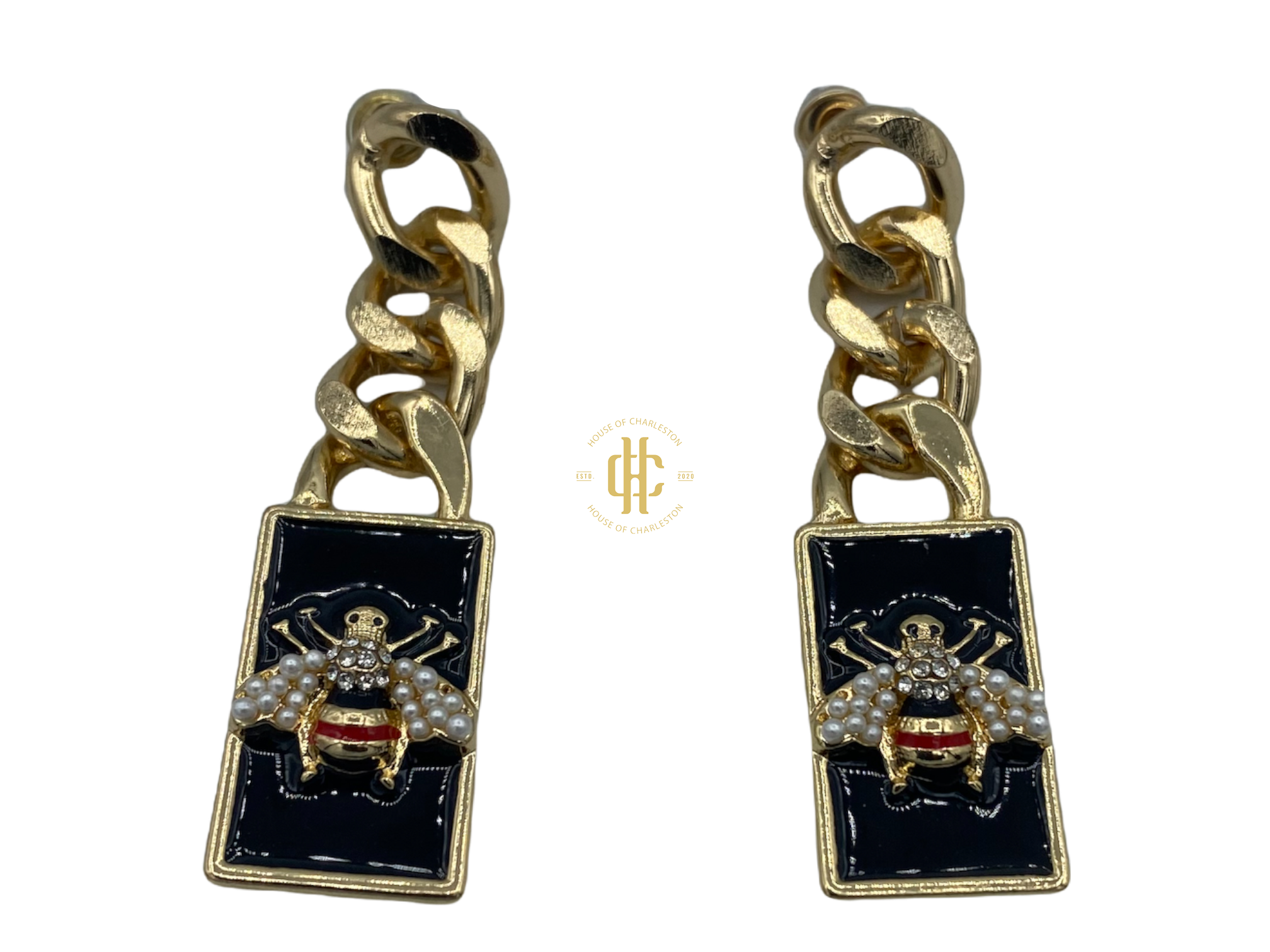 GG Cuban Link Earrings