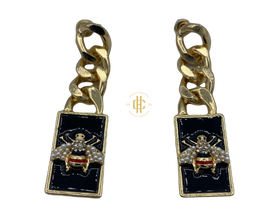 GG Cuban Link Earrings