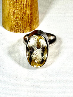 Ring - Oblong Citrine