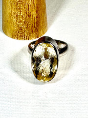 Ring - Oblong Citrine