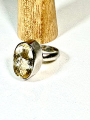 Ring - Oval Crystal Quartz